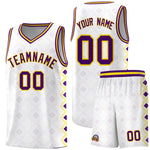 Custom White Side Blocks Sports Uniform Basketball Jersey | BuyFootballJersey