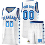 Custom White Side Blocks Sports Uniform Basketball Jersey | BuyFootballJersey