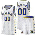 Custom White Side Blocks Sports Uniform Basketball Jersey | BuyFootballJersey