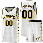 Custom White Side Blocks Sports Uniform Basketball Jersey | BuyFootballJersey