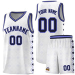 Custom White Side Blocks Sports Uniform Basketball Jersey | BuyFootballJersey