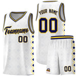 Custom White Side Blocks Sports Uniform Basketball Jersey | BuyFootballJersey