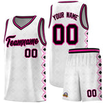 Custom White Side Blocks Sports Uniform Basketball Jersey | BuyFootballJersey
