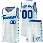 Custom White Side Blocks Sports Uniform Basketball Jersey | BuyFootballJersey