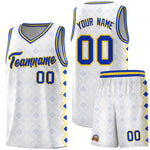 Custom White Side Blocks Sports Uniform Basketball Jersey | BuyFootballJersey