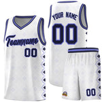 Custom White Side Blocks Sports Uniform Basketball Jersey | BuyFootballJersey