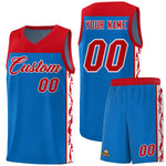 Custom Royal Side Pattern Sports Uniform Basketball Jersey | BuyFootballJersey