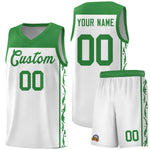 Custom White Side Pattern Sports Uniform Basketball Jersey | BuyFootballJersey