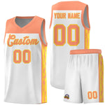 Custom White Side Pattern Sports Uniform Basketball Jersey | BuyFootballJersey