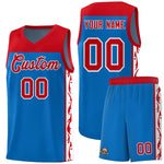 Custom Royal Side Pattern Sports Uniform Basketball Jersey | BuyFootballJersey
