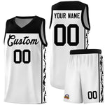 Custom White Side Pattern Sports Uniform Basketball Jersey | BuyFootballJersey