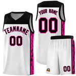 Custom White Side Pattern Sports Uniform Basketball Jersey | BuyFootballJersey