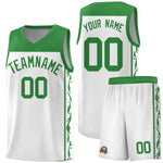 Custom White Side Pattern Sports Uniform Basketball Jersey | BuyFootballJersey