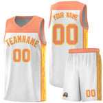 Custom White Side Pattern Sports Uniform Basketball Jersey | BuyFootballJersey