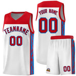 Custom White Side Pattern Sports Uniform Basketball Jersey | BuyFootballJersey