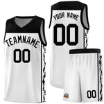 Custom White Side Pattern Sports Uniform Basketball Jersey | BuyFootballJersey