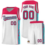 Custom White Side Pattern Sports Uniform Basketball Jersey | BuyFootballJersey