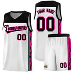 Custom White Side Pattern Sports Uniform Basketball Jersey | BuyFootballJersey