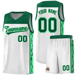 Custom White Side Pattern Sports Uniform Basketball Jersey | BuyFootballJersey