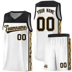 Custom White Side Pattern Sports Uniform Basketball Jersey | BuyFootballJersey