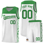 Custom White Side Pattern Sports Uniform Basketball Jersey | BuyFootballJersey