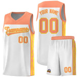 Custom White Side Pattern Sports Uniform Basketball Jersey | BuyFootballJersey