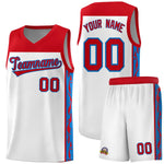Custom White Side Pattern Sports Uniform Basketball Jersey | BuyFootballJersey