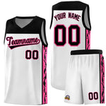 Custom White Side Pattern Sports Uniform Basketball Jersey | BuyFootballJersey