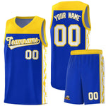 Custom Royal Side Pattern Sports Uniform Basketball Jersey | BuyFootballJersey