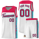 Custom White Side Pattern Sports Uniform Basketball Jersey | BuyFootballJersey