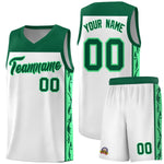 Custom White Side Pattern Sports Uniform Basketball Jersey | BuyFootballJersey