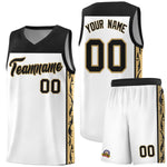 Custom White Side Pattern Sports Uniform Basketball Jersey | BuyFootballJersey