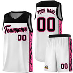 Custom White Side Pattern Sports Uniform Basketball Jersey | BuyFootballJersey