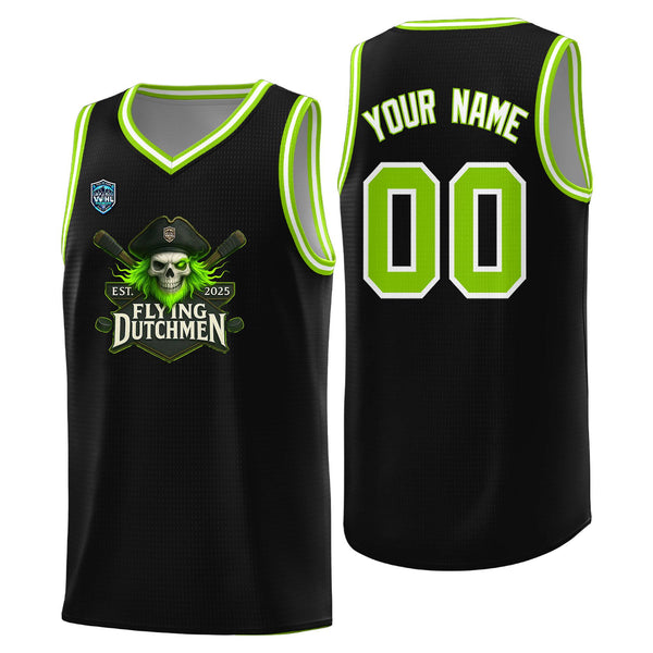 Custom VVHL Black S7-flying-Dutchmen-1 Tops Basketball Jersey | BuyFootballJersey
