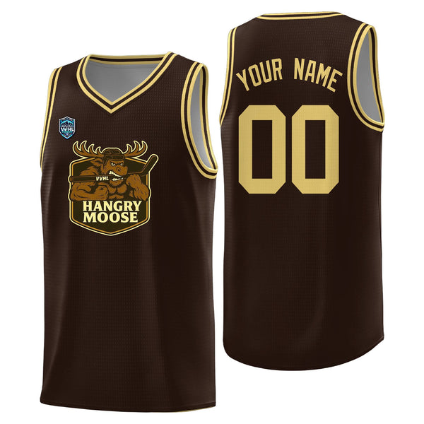 Custom VVHL Brown S7-HANGRY-MOOSE-1 Tops Basketball Jersey | BuyFootballJersey