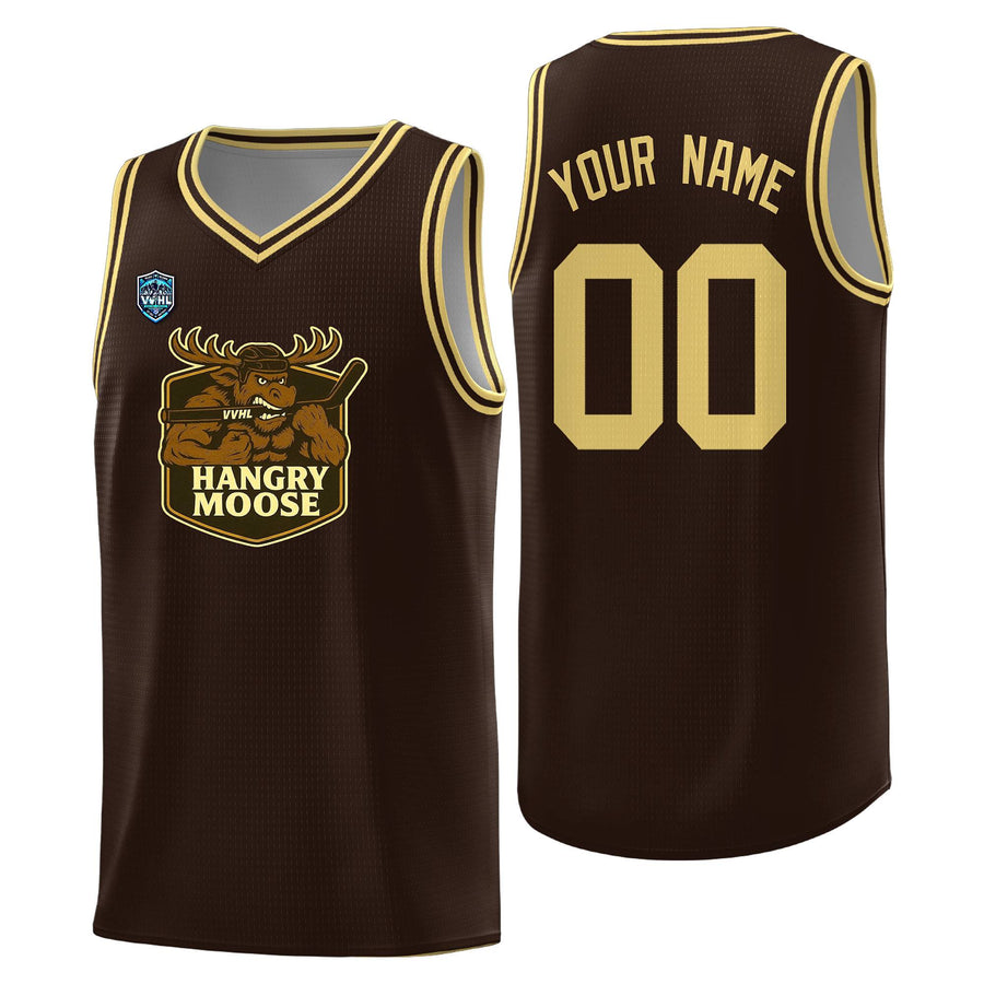 Custom VVHL Brown S7-HANGRY-MOOSE-1 Tops Basketball Jersey | BuyFootballJersey