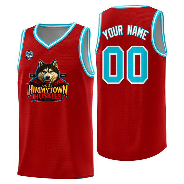 Custom VVHL Red S7-Himmytown-huskies Tops Basketball Jersey | BuyFootballJersey