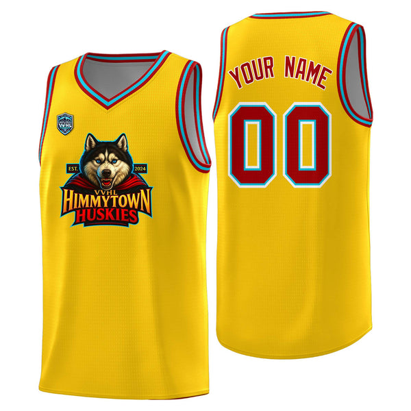 Custom VVHL Gold S7-Himmytown-huskies-1 Tops Basketball Jersey | BuyFootballJersey