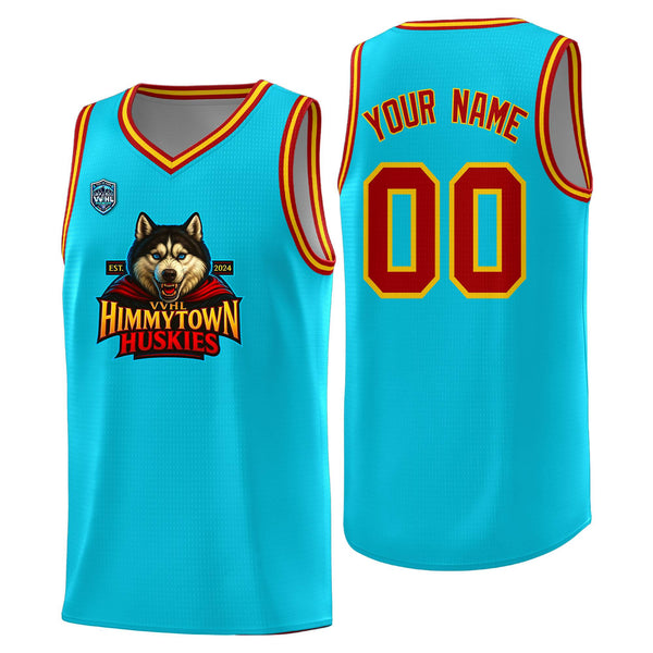 Custom VVHL Sky Blue S7-Himmytown-huskies-2 Tops Basketball Jersey | BuyFootballJersey