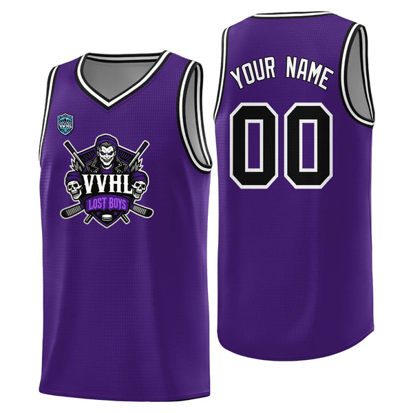 Custom VVHL Purple S7-lost-boys Tops Basketball Jersey | BuyFootballJersey