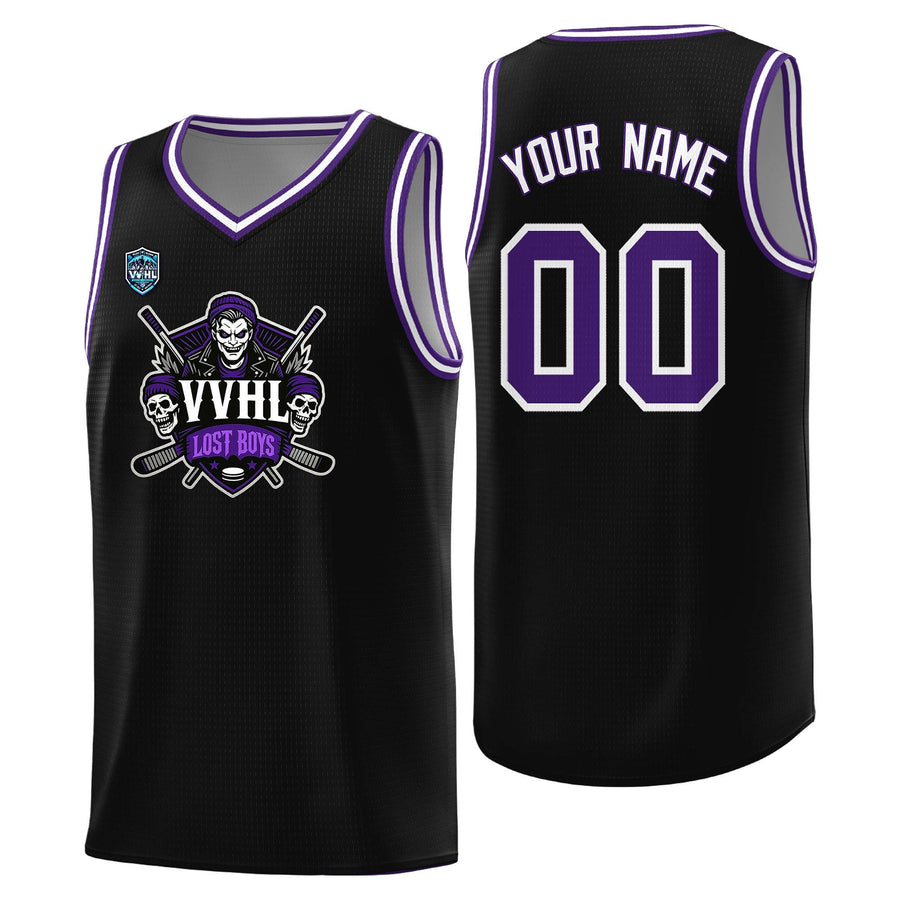 Custom VVHL Black S7-lost-boys-1 Tops Basketball Jersey | BuyFootballJersey