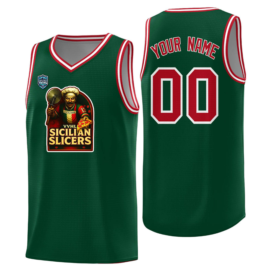 Custom VVHL Green S7-Sicilian-Slicers-1 Tops Basketball Jersey | BuyFootballJersey
