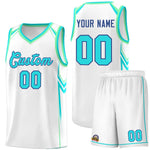 Custom White Arrow Graffiti Pattern Sports Uniform Basketball Jersey | BuyFootballJersey