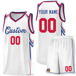 Custom White Arrow Graffiti Pattern Sports Uniform Basketball Jersey | BuyFootballJersey