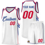 Custom White Arrow Graffiti Pattern Sports Uniform Basketball Jersey | BuyFootballJersey