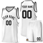 Custom White Arrow Graffiti Pattern Sports Uniform Basketball Jersey | BuyFootballJersey