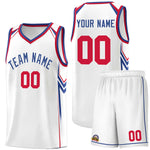 Custom White Arrow Graffiti Pattern Sports Uniform Basketball Jersey | BuyFootballJersey