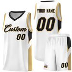 Custom White Black Side Design Sets Sports Uniform Basketball Jersey | BuyFootballJersey