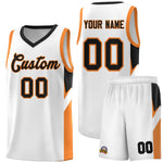 Custom White Black Side Design Sets Sports Uniform Basketball Jersey | BuyFootballJersey
