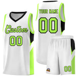 Custom White Black Side Design Sets Sports Uniform Basketball Jersey | BuyFootballJersey